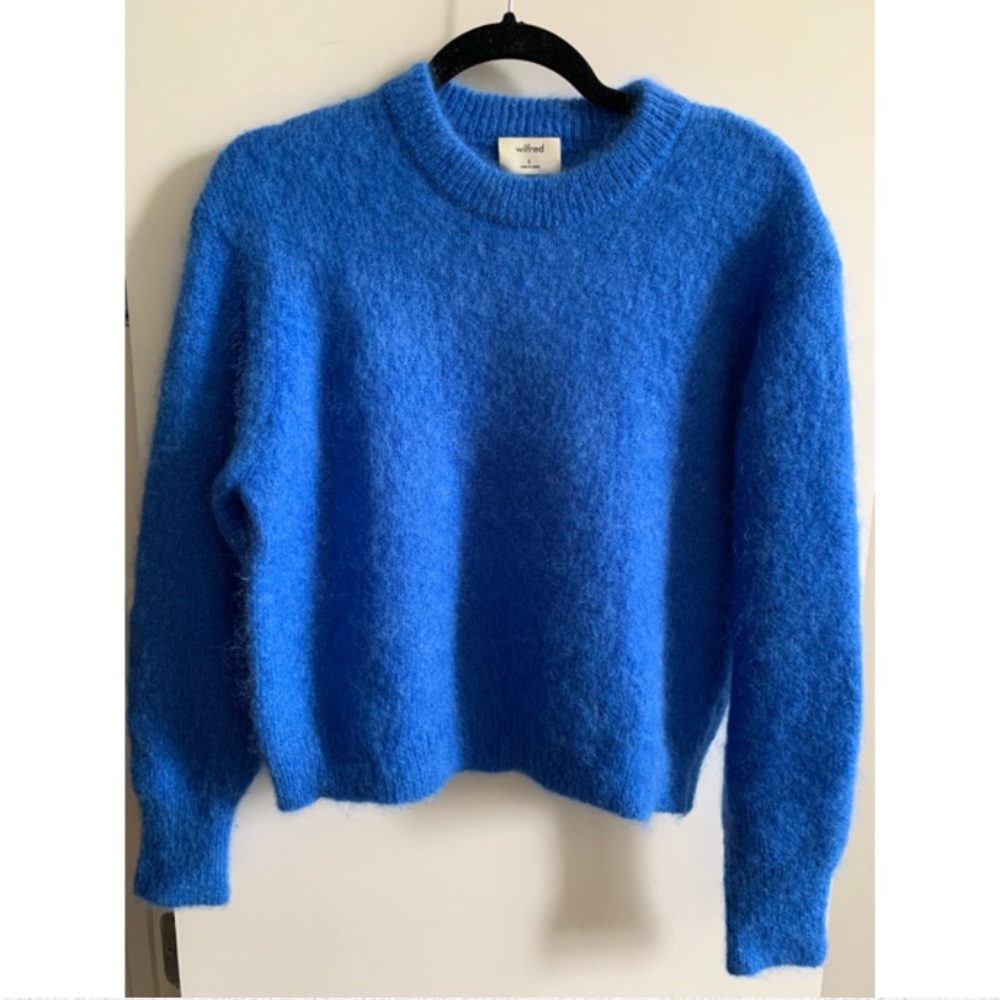 Wilfred Blue Mohair Sweater